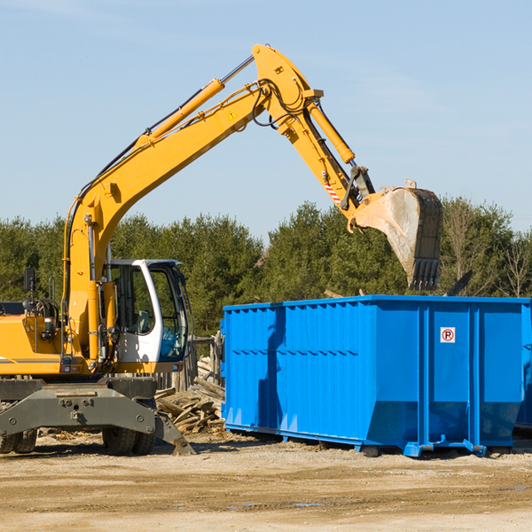 what size residential dumpster rentals are available in Haddon